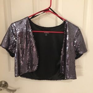 AGB sequin top